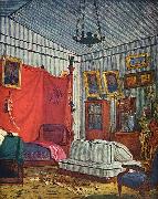 Eugene Delacroix Schlafgemach des Grafen de Mornay oil painting reproduction
